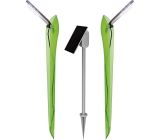 Lutec SunCONNEC I LED-STANDLEUCHTEN Flame GRÜN mit Solarpanel  2ER-Set