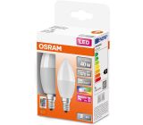 OSRAM LED Leuchte E14 mit Fernbedienung RGBW 40W LED Lampe [2er Set