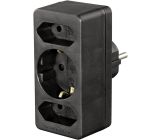 Hama Steckdosenadapter 3fach Euro Schuko Steckerleiste Mehrfachsteckdose