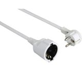Hama Verlängerungskabel 3m mit flach Stecker Stromkabel Verlängerung