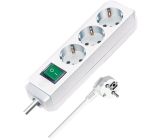Brennenstuhl Eco-Line 3-fach Steckdosenleiste mit Schalter Dreifachsteckdose 