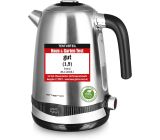 Emerio Edelstahl Wasserkocher 1.7 Liter 2200W Temperaturwahl 