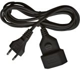 Brennenstuhl Eurostecker Verlängerungskabel 2 polig 3m Laptop TV konsole