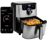 Princess Heißluftfritteuse 4,5L XXL 1500W Edelstahl 6 Person Airfryer 