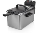 Nova Fritteuse 3L Friteuse Edelstahl Kaltzone Schutzfilter Fritöse