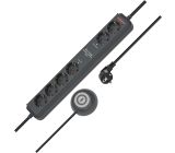 Brennenstuhl ECO LINE 6 Fach Steckdosenleiste Mehrfachsteckdose 