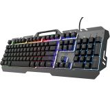 Trust GXT Gaming Tastatur mechanisch LED beleuchtet RGB QWERTZ DE Layout 