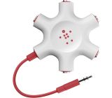 Belkin 5 Fach Audiosplitter Klinkenverteiler 3,5mm Stereo AUX