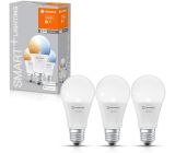 LEDVANCE SMART+ WiFi LED-Lampe E27 Dimmbar RGB  Glühlampe mit 60 W 3er-Pack