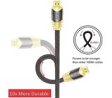  Ultra HD HDMI Kabel 2.0 4K@60Hz 3D PS4 Full HD Highspeed mit Ethernet - 5M 