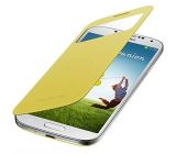 Samsung S View Hülle Schutzhülle Premium Cover für Galaxy S4 - Gelb