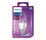 Philips LED Lampe 40 W E14 Warmweiß Klar Leuchtmittel