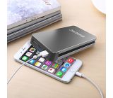 NINETEC NT-609 Powerbank / Akku Ladegerät mit Lightning und USB LadeKabel 