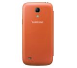Samsung Hülle Schutzhülle Clip-On Flip Case Cover für Samsung Galaxy S4 Mini - Orange