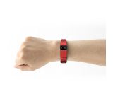 NINETEC Smartfit F2 Rot Fitness Tracker Bluetooth 4.0 Aktivitätsarmband mit Schlafanalyse