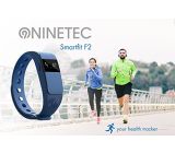 NINETEC Smartfit F2 Blau Fitness Tracker Bluetooth 4.0 Sport Armband