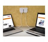 Hama 53184 Mini Powerline Adapter Set (500Mbps)