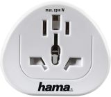 Hama Universal Reisestecker Reisesteckdose DE auf Universal