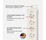 Brennenstuhl Steckdosenleiste 4-fach 1,8m mit Schalter Steckdose 