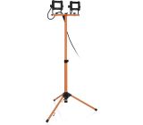 Smartwares LED Baustrahler mit Stativ Doppel Strahler Arbeitsleuchte 