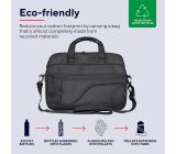 Trust Laptop Tasche 17.3 Zoll Notebooktasche Sydney Öko Reise Umhängetasche