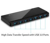 TP-Link UH700 7-Port USB 3.0 Verteiler Hub Highspeed 5 Gbit USB Adapter [B-WARE]