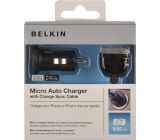 Belkin Auto KFZ Ladegerät Universal Zigarettenanzünder USB Charger  + IPhone Kabel 