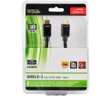 Speedlink SHIELD-3 HDMI Kabel mit Ethernet für XBOX 360 - kristallklarer Ton 2m