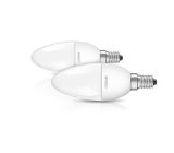 2x OSRAM LED-Kerzenform E14 Star Classic B  40 Watt Lampe