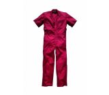 DICKIES Deluxe WORKWEAR Overall Arbeitskleidung Arbeitsoverall (L, ROT, Kurzarm))