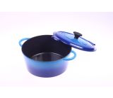 Fontignac by Staub Cocotte 24 cm, rund, Königs-Blau, Gusseisen  Lieferbar