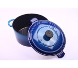 Fontignac by Staub Cocotte 24 cm, rund, Königs-Blau, Gusseisen  Lieferbar