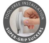 Joseph Joseph, Easystore Corner Shower shelf with removable mirror