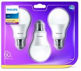 3 x Philips LED 60W A60 E27 WW Leuchtmittel 