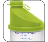 Emsa Superline Mixbecher mit Ausgussdeckel 0,5 Liter, inklusive Mixscheibe Grün