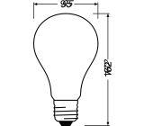 OSRAM LED Lampe kaltweiß Star Classic A200 LED Leuchtmittel E27