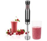 Emerio Stabmixer Edelstahl Handmixer Akku Pürierstab 100W