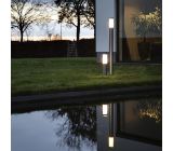 Smartwares LED Wegeleuchte Edelstahl 1,1m Sockellampe E27 Gartenleuchte 