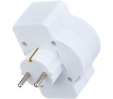 Vivanco 3 Fach Steckdosenadapter mit Schalter Zwischenstecker 