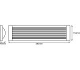 LEDVANCE LED Lichtleiste Deckenleuchte Büro Lichtband 60cm Kaltweiß 