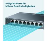 TP-Link TL-SG108 8 Port Gigabit Netzwerk Switch Lan Ethernet Verteiler 10/100/1000Mbps