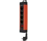 REV 0014412613 Supraline, Steckerleiste, 4fach Steckdosenleiste 1,9m