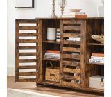 VASAGLE Sideboard Kommode Anrichte Holz Antik Vintage Schrank Beistellschrank