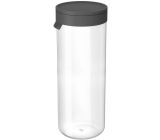 alfi Vorratsglas mit Deckel Borosilikat-Glas L Space Grau 2,0 l