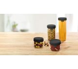alfi Vorratsglas mit Deckel Borosilikat-Glas L Space Grau 2,0 l