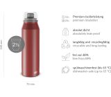 Alfi ENDLESS BOTTLE 500ml Isoliertrinkflasche Edelstahl Thermoskanne BPA-frei
