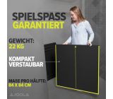 [KOMBİ DEAL] JOOLA Tischtennisplatte mit Netz Mittelgroß mit 24x Tischtennisbälle 