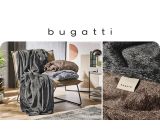 BUGATTI Kuscheldecke 150 x 200 cm – kuschelweiche Wohndecke grau XL