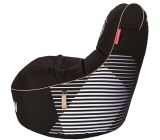 MADE in GERMANY Gaming Sitzsack EPS Füllung Sitzkissen + Kopfhörer für PS4
