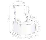 Gaming Sitzsack mit EPS Füllung  + Kopfhörer für PS4 